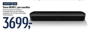 Føtex Sonos beam 2. gen soundbar tilbud