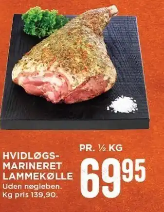 MENY Hvidløgsmarineret lammekølle tilbud