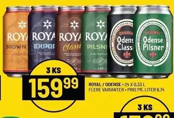 Royal/odense 3 ks.