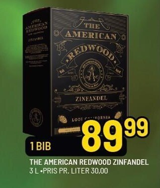 Priss The american redwood zinfandel tilbud