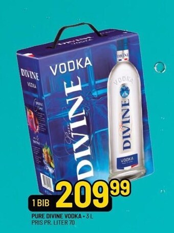 Priss Pure divine vodka tilbud
