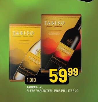 Priss Tabiso tilbud