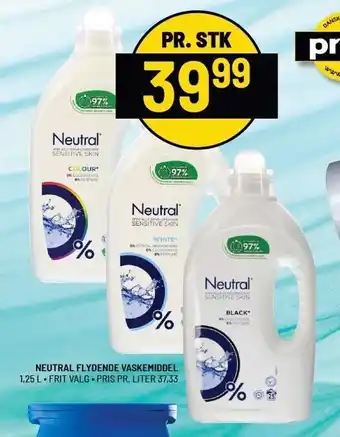 Priss Neutral flydende vaskemiddel tilbud