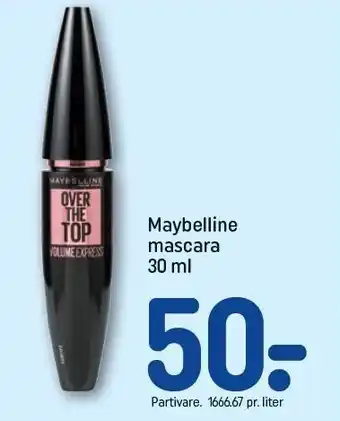 REMA 1000 Maybeline mascara tilbud