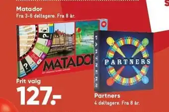 Bilka Matador el. partners tilbud
