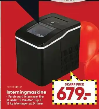 Bilka Isterningsmaskine tilbud