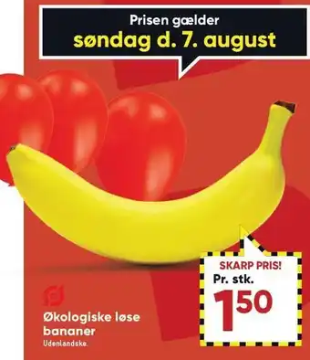 Bilka Øko løse bananer tilbud