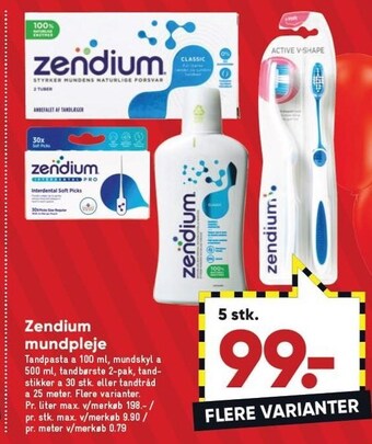 Bilka Zendium mundpleje tilbud