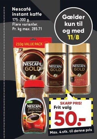 Nescafé instant kaffe