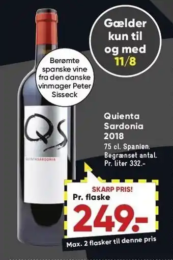 Quienta sardonia 2018