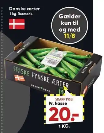 Bilka Danske ærter tilbud