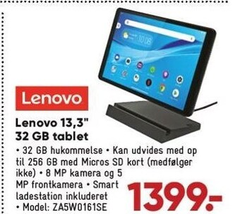 Lenovo 13,3" 32 gb tablet