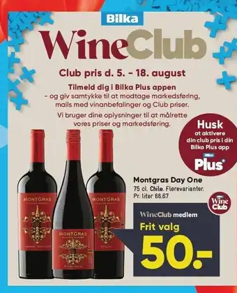 Bilka Montgras day one tilbud