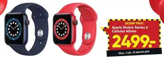 Bilka Apple watch series 6 cellular 40mm tilbud