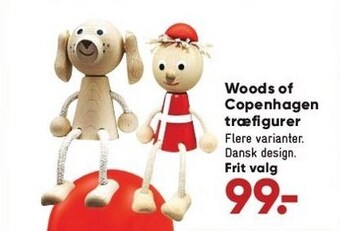 Bilka Woods of copenhagen træfigurer tilbud