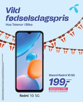 Bilka Xiaomi redmi 10 5g tilbud