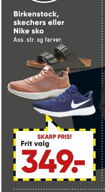 Bilka Birkenstock, skechers eller nike sko tilbud
