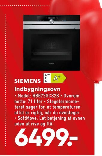 Bilka Indbygningsovn tilbud
