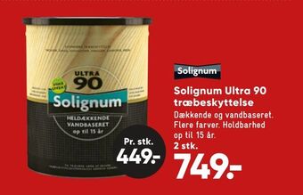 Bilka Solignum ultra 90 træbeskyttelse tilbud