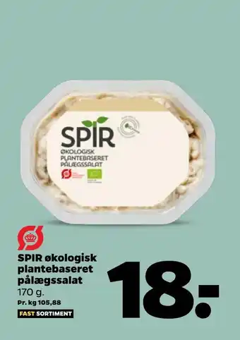 Spir økologisk plantebaseret pålægssalat