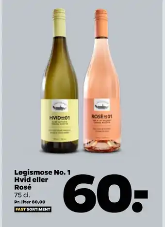 Netto Løgismose no. 1 hvid eller rosé tilbud