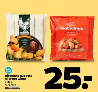 Netto Bistronne nuggets eller hot wings tilbud