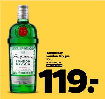 Netto Tanqueray london dry gin tilbud