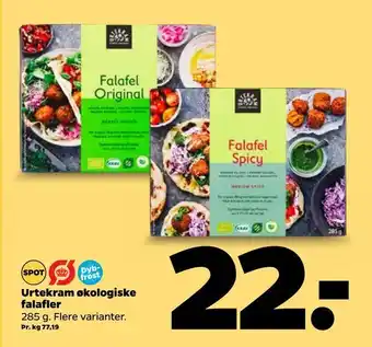 Netto Urtekram økologiske falafler tilbud