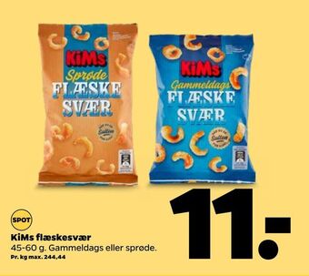 Netto Kims flæskesvær tilbud