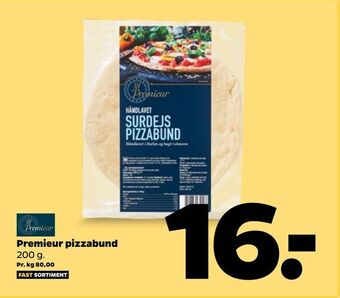 Netto Premieur pizzabund tilbud