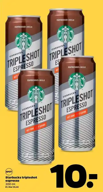 Netto Starbucks tripleshot espresso tilbud