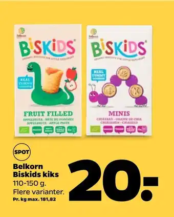 Belkorn biskids kiks