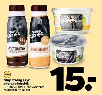 Stay strong skyr eller proteindrik