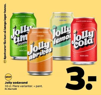 Netto Jolly sodavand tilbud