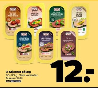 Netto 3-stjernet pålæg tilbud