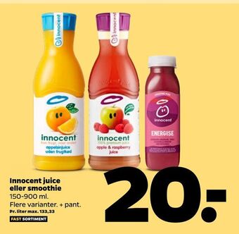 Netto Innocent juice eller smoothie tilbud