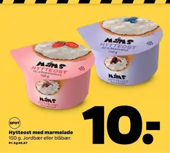 Netto Hytteost med marmelade tilbud