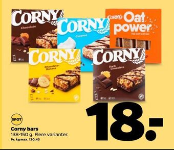 Netto Corny bars tilbud