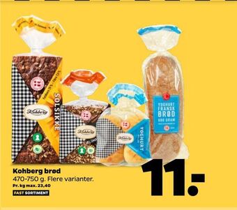 Netto Kohberg brød tilbud