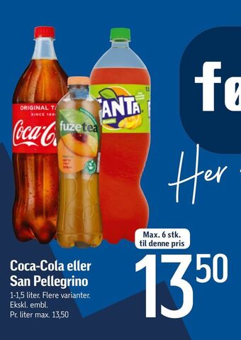 Coca-cola eller san pellegrino