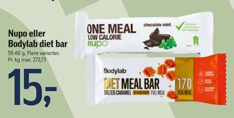 Nupo eller bodylab diet bar