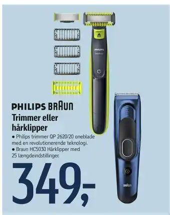 Trimmer eller hårklipper