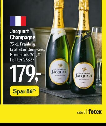 Føtex Jacquart champagne tilbud