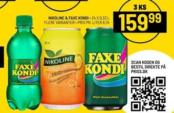 Priss Nikoline & faxe kondi tilbud