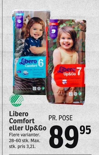 SPAR Libero comfort eller up&go tilbud
