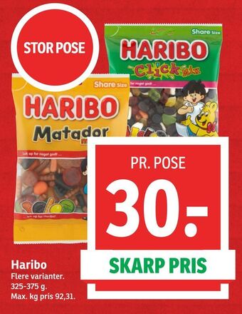 SPAR Haribo tilbud
