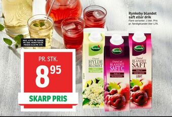 SPAR Rynkeby blandet saft eller drik tilbud