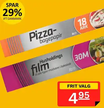 Pizza-Bagepapir, Husholdings Film