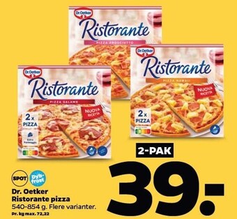 Netto Dr. oetker ristorante pizza tilbud