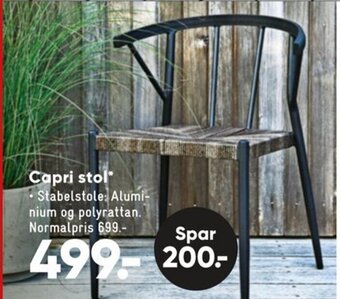Bilka Capri Stol tilbud